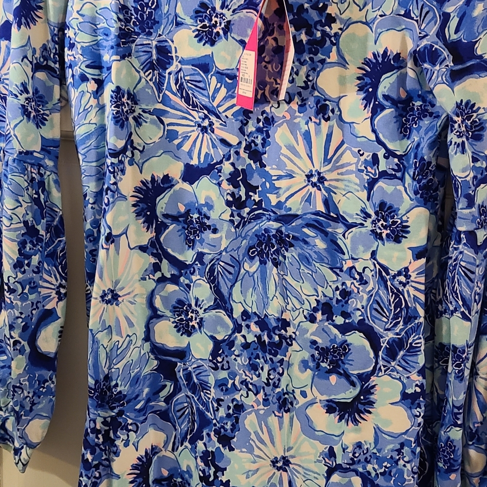 Lilly Pulitzer Bartlett dress in Coastal Blue size small